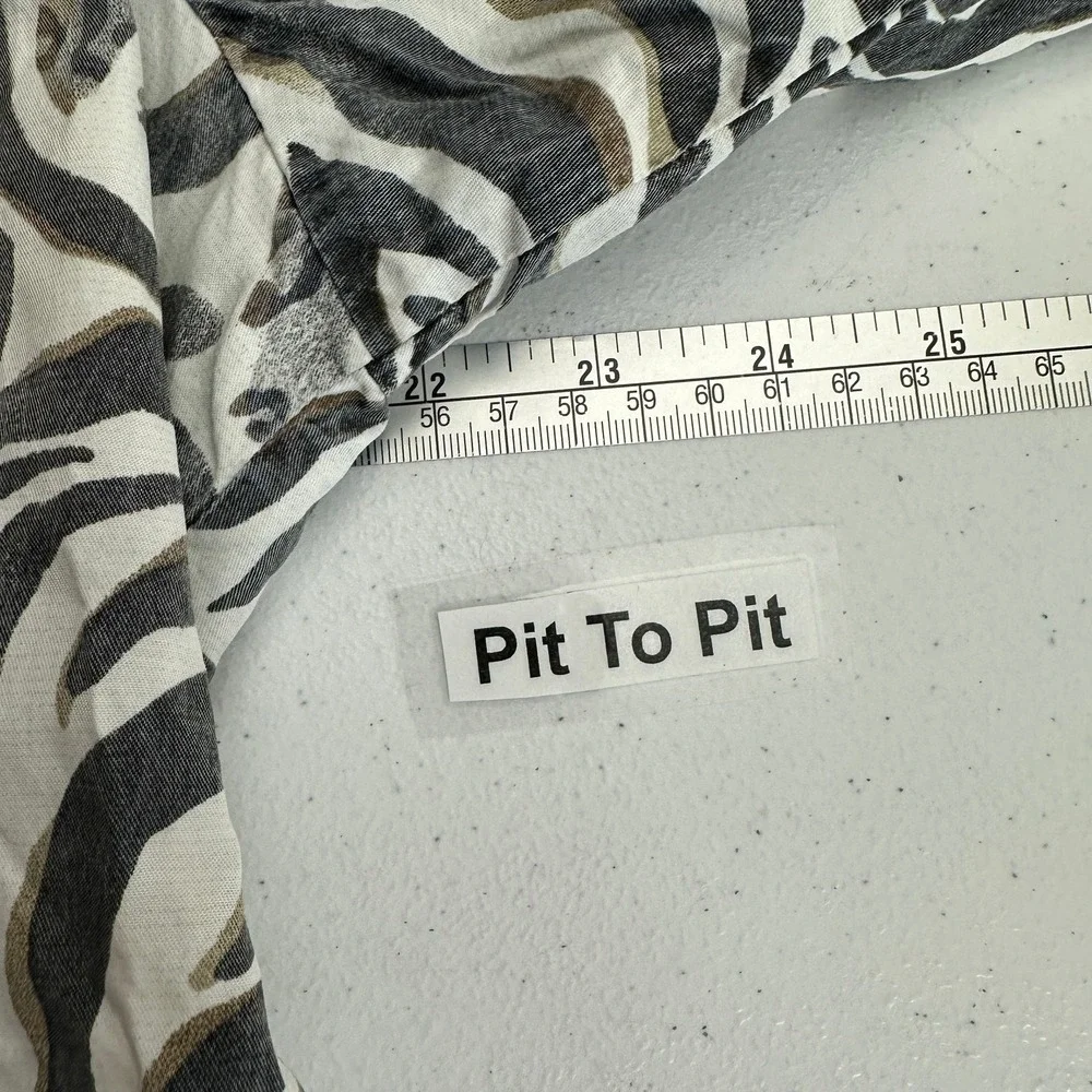 Chicos Womens Zebra Print Zip Up Jacket Size 3 US XL Ruffle Collar Metallic Bold